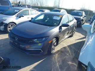 2019 Honda Civic Sedan LX with VIN 2HGFC2F65KH595758, listed as a IAAI auction lot 41989296 with 48,216 mi miles. Bid and sale history available at carsss.com. Image 17.