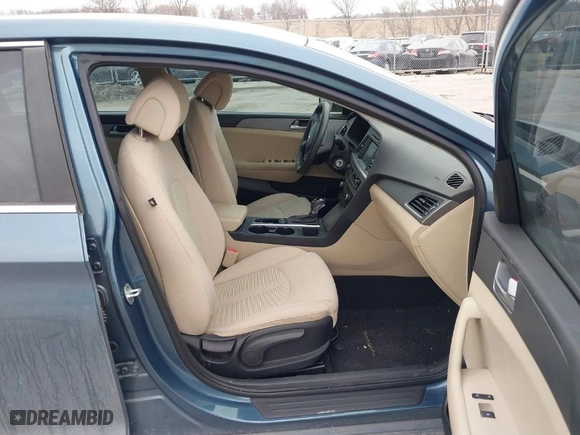 2017 Hyundai Sonata 2.4L with VIN 5NPE24AF6HH497550, listed as a IAAI auction lot 41707185 with 135,797 mi miles. Bid and sale history available at carsss.com. Image 5.