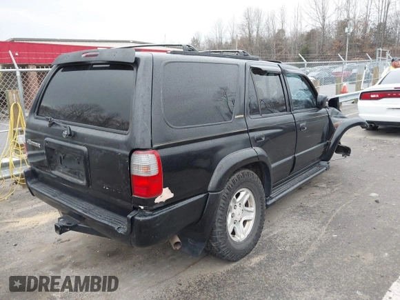 1999 Toyota 4Runner Limited with VIN JT3GN87R8X0110067, listed as a IAAI auction lot 41691327 with 204,503 mi miles and . Bid and sale history available at DreamBid. Image 4.