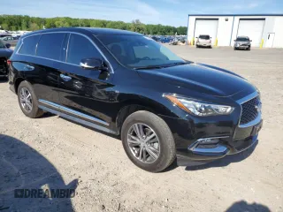 2020 Infiniti QX60 Luxe with VIN 5N1DL0MM9LC522551, listed as a Copart auction lot 53838605 with 52,977 mi miles and Salvage Title. Bid and sale history available at DreamBid. Image 4.