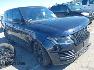 2022 Land Rover Range Rover Westminster z VIN SALGS2RU8NA465517, wystawiony jako IAAI lot #41754061 z przebiegiem 21 287 mil mil oraz . Historia ofert i sprzedaży dostępna na DreamBid. Obrazek 1.