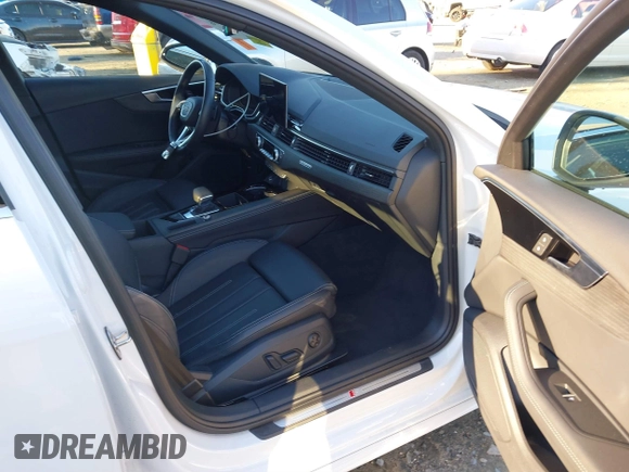 2021 Audi A4 S line Premium Plus with VIN WAUEAAF4XMA038044, listed as a IAAI auction lot 41354276 with 19,726 mi miles and . Bid and sale history available at DreamBid. Image 5.
