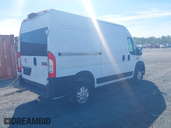 2021 Ram ProMaster Cargo with VIN 3C6LRVBG5ME527045, listed as a IAAI auction lot 42085297 with 27,399 mi miles. Bid and sale history available at carsss.com. Image 4.