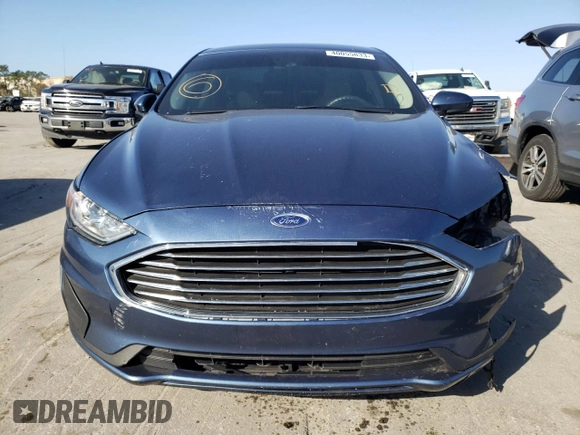 2019 Ford Fusion Hybrid SE with VIN 3FA6P0LU1KR101609, listed as a Copart auction lot 40055833 with 58,970 mi miles. Bid and sale history available at carsss.com. Image 5.