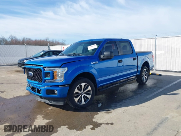 2019 Ford F-150 XL with VIN 1FTEW1EP0KKF24515, listed as a IAAI auction lot 41810694 with 58,906 mi miles. Bid and sale history available at carsss.com. Image 18.