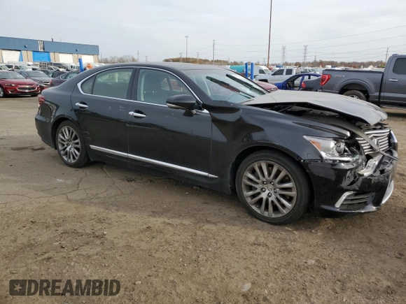 2016 Lexus LS 460 with VIN JTHCL5EF4G5026630, listed as a Copart auction lot 78820504 with 33,004 mi miles and Clean title. Bid and sale history available at DreamBid. Image 4.