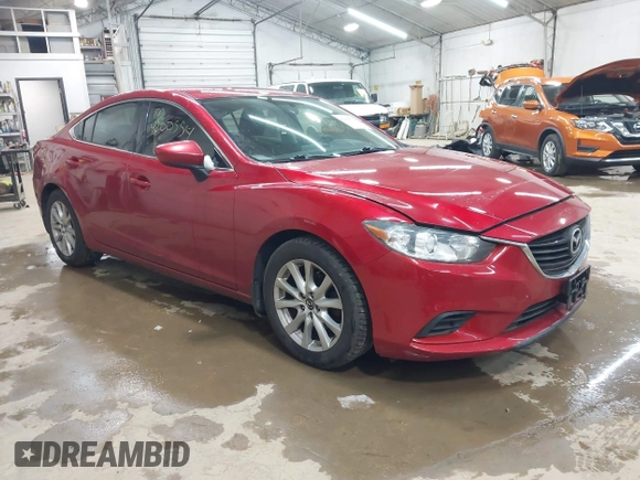 2016 Mazda 6 i Sport with VIN JM1GJ1U51G1410415, listed as a IAAI auction lot 42005514 with 152,241 mi miles and . Bid and sale history available at DreamBid. Image 1.