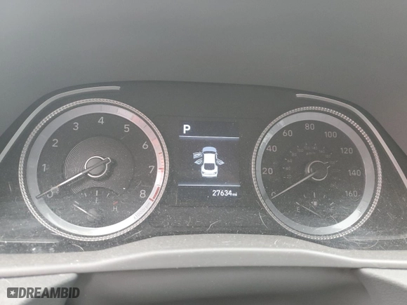2022 Hyundai Sonata SE with VIN 5NPEG4JA0NH144982, listed as a Copart auction lot 48109664 with 27,634 mi miles and Non Repairable. Bid and sale history available at carsss.com. Image 9.