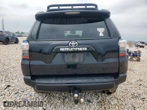 2019 Toyota 4Runner SR5 with VIN JTEBU5JR6K5721383, listed as a Copart auction lot 59556525 with 82,108 mi miles and Salvage title. Bid and sale history available at DreamBid. Image 6.