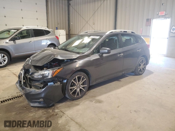 2019 Subaru Impreza Limited with VIN 4S3GTAT66K3734185, listed as a Copart auction lot 54894855 with 57,207 mi miles and Salvage Title. Bid and sale history available at DreamBid. Image 1.