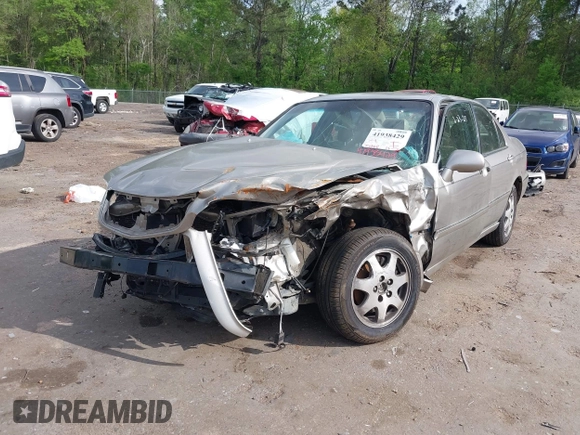 2002 Acura RL with VIN JH4KA96582C011728, listed as a IAAI auction lot 41938429 with 1 mi miles. Bid and sale history available at carsss.com. Image 6.
