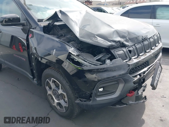 2022 Jeep Compass Trailhawk с VIN 3C4NJDDB1NT227990, выставлен на аукционе IAAI как лот 42574077 с пробегом Не указан миль и . История ставок и продаж доступна на DreamBid. Изображение 6.