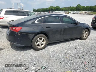 2017 Chevrolet Malibu LS with VIN 1G1ZB5ST4HF143914, listed as a Copart auction lot 54863905 with 105,105 mi miles and Salvage Title. Bid and sale history available at DreamBid. Image 3.