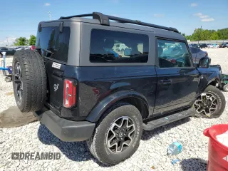 2021 Ford Bronco z VIN 1FMDE5APXMLA63439, wystawiony jako Copart lot #58100614 z przebiegiem 42 973 mil mil oraz Szkoda całkowita • Salvage title. Historia ofert i sprzedaży dostępna na DreamBid. Obrazek 3.