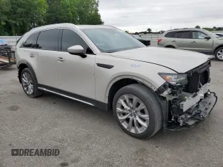 2024 Mazda CX-90 Premium Plus with VIN JM3KKEHD0R1138238, listed as a Copart auction lot 58340315 with 22,396 mi miles and Salvage title. Bid and sale history available at DreamBid. Image 4.