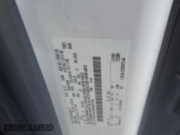 2017 Ford Transit with VIN 1FTYR1CM1HKB07796, listed as a Copart auction lot 42052045 with 143,766 mi miles and Salvage Title. Bid and sale history available at DreamBid. Image 13.