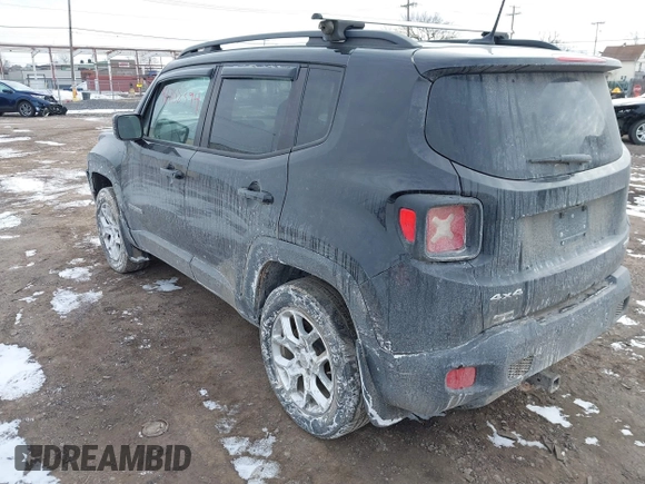 2016 Jeep Renegade Latitude with VIN ZACCJBBTXGPC51013, listed as a IAAI auction lot 41708394 with 150,512 mi miles. Bid and sale history available at carsss.com. Image 3.