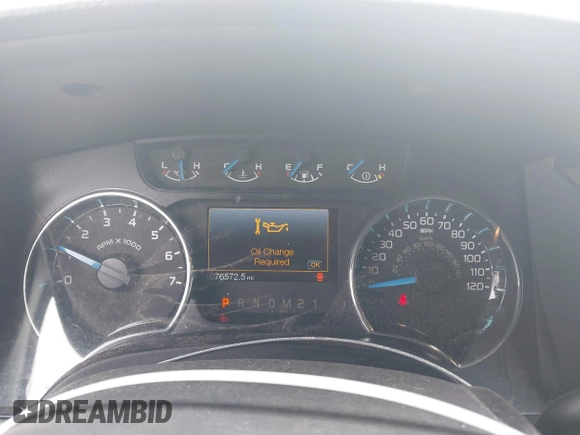 2014 Ford F-150 XL with VIN 1FTFW1CF2EKF21358, listed as a IAAI auction lot 41898227 with 76,572 mi miles. Bid and sale history available at carsss.com. Image 7.