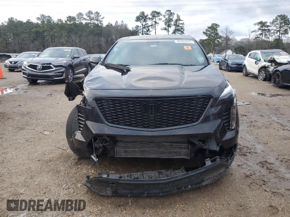 2023 Cadillac XT4 FWD Luxury with VIN 1GYAZAR45PF218684, listed as a Copart auction lot 46483515 with 74,920 mi miles and Salvage title. Bid and sale history available at DreamBid. Image 5.
