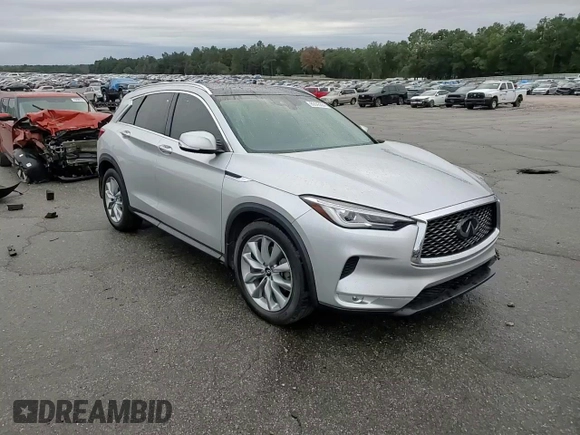 2021 Infiniti QX50 Luxe z VIN 3PCAJ5BA7MF104724, wystawiony jako Copart lot #83643884 z przebiegiem 49 300 mil mil oraz Szkoda całkowita • Salvage title. Historia ofert i sprzedaży dostępna na DreamBid. Obrazek 11.