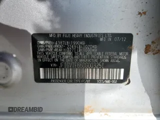 2013 Subaru Impreza Sedan WRX WRX with VIN JF1GV7F66DG003251, listed as a Copart auction lot 82553524 with 118,769 mi miles and Salvage Title. Bid and sale history available at carsss.com. Image 13.