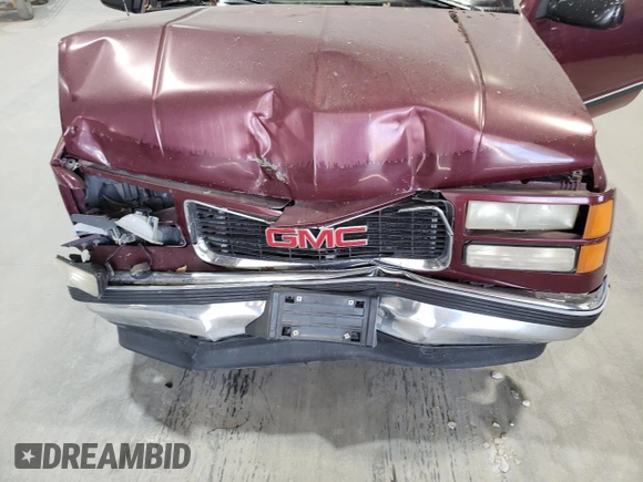 1996 GMC Sierra 1500 with VIN 2GTEC19W3T1560582, listed as a Copart auction lot 73985374 with 250,033 mi miles and Salvage Title. Bid and sale history available at DreamBid. Image 11.
