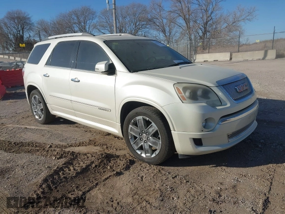 2011 GMC Acadia Denali with VIN 1GKKRTED0BJ325910, listed as a IAAI auction lot 41490017 with 172,155 mi miles and . Bid and sale history available at DreamBid. Image 1.