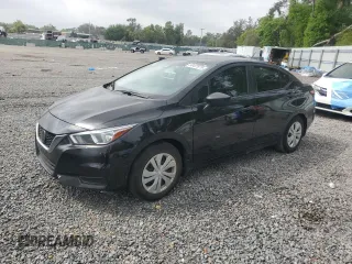 2021 Nissan Versa S with VIN 3N1CN8DV0ML896170, listed as a Copart auction lot 50407675 with 49,705 mi miles and Non Repairable. Bid and sale history available at carsss.com. Image 1.