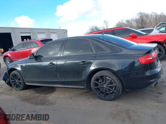 2016 Audi A4 Premium Plus with VIN WAUFFAFLXGN010321, listed as a IAAI auction lot 41510019 with 98,537 mi miles. Bid and sale history available at carsss.com. Image 14.