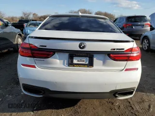2016 BMW 7 Series 750i xDrive with VIN WBA7F2C50GG415091, listed as a Copart auction lot 81824853 with 78,772 mi miles. Bid and sale history available at carsss.com. Image 6.