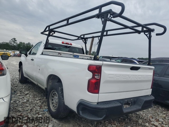2020 Chevrolet Silverado 1500 Work Truck with VIN 3GCNWAEH8LG147966, listed as a Copart auction lot 53994745 with 106,803 mi miles and Clean Title. Bid and sale history available at carsss.com. Image 2.