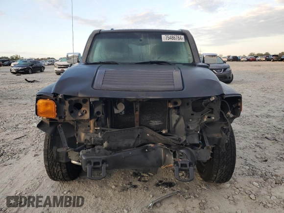 2006 Hummer H3 with VIN 5GTDN136868178749, listed as a Copart auction lot 75486784 with 168,493 mi miles and Clean Title. Bid and sale history available at carsss.com. Image 5.