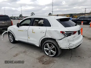 2020 Audi Q3 S line Premium with VIN WA1DECF39L1011285, listed as a Copart auction lot 36821583 with 42,252 mi miles. Bid and sale history available at carsss.com. Image 2.