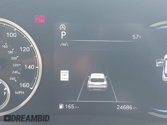 2023 Genesis GV70 2.5T with VIN KMUMADTB7PU120364, listed as a IAAI auction lot 42186139 with 24,686 mi miles and . Bid and sale history available at DreamBid. Image 15.