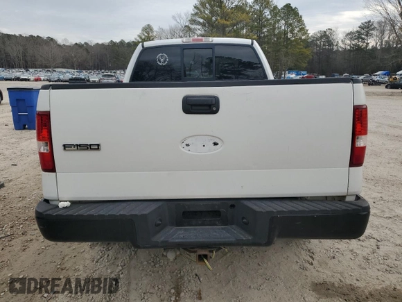 2006 Ford F-150 STX with VIN 1FTRX14WX6NA86887, listed as a Copart auction lot 89244855 with 227,244 mi miles and Salvage Title. Bid and sale history available at carsss.com. Image 6.