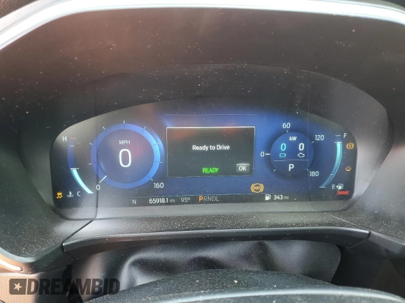 2020 Ford Escape Titanium Hybrid with VIN 1FMCU0DZ3LUC29663, listed as a Copart auction lot 59543145 with 65,918 mi miles and Salvage title. Bid and sale history available at DreamBid. Image 9.