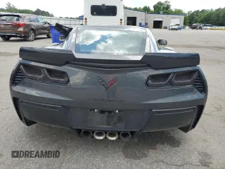 2017 Chevrolet Corvette Grand Sport 2LT with VIN 1G1YY2D71H5111730, listed as a Copart auction lot 55511355 with Not provided miles and Salvage title. Bid and sale history available at DreamBid. Image 6.