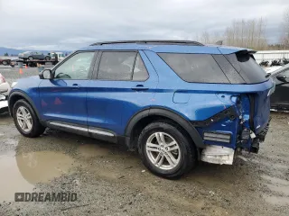 2022 Ford Explorer XLT z VIN 1FMSK8DH9NGC11807, wystawiony jako Copart lot #46702475 z przebiegiem 36 447 mil mil oraz Szkoda całkowita • Salvage title. Historia ofert i sprzedaży dostępna na DreamBid. Obrazek 2.