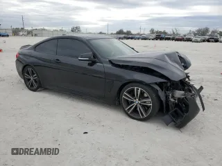 2016 BMW 4 Series 435i with VIN WBA3R1C54GK195905, listed as a Copart auction lot 89040925 with 141,256 mi miles and Salvage title. Bid and sale history available at DreamBid. Image 4.