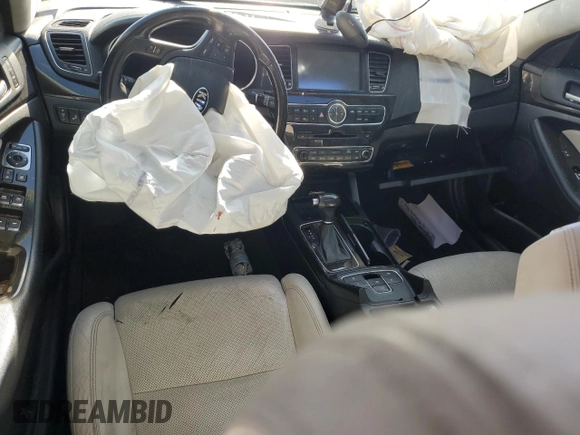 2014 Kia Cadenza Premium with VIN KNALN4D70E5126542, listed as a Copart auction lot 48663474 with Not Provided miles and Salvage Title. Bid and sale history available at carsss.com. Image 8.