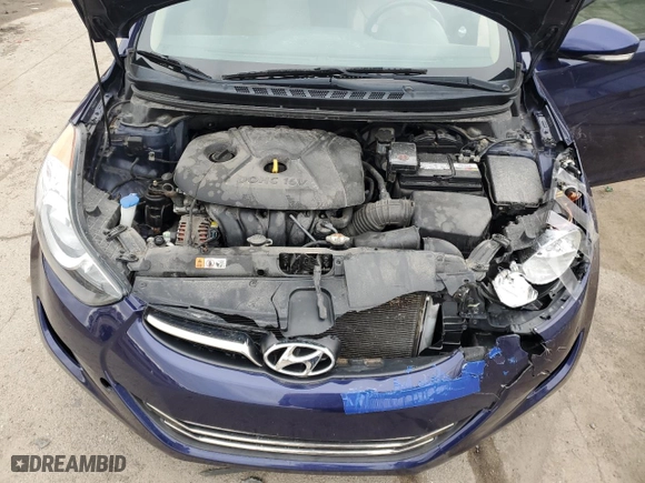 2013 Hyundai Elantra GLS with VIN 5NPDH4AE8DH225996, listed as a Copart auction lot 49893525 with 118,792 mi miles and Salvage Title. Bid and sale history available at carsss.com. Image 11.