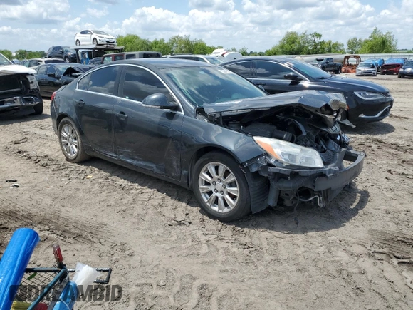 2012 Buick Regal with VIN 2G4GR5ER6C9193978, listed as a Copart auction lot 55847205 with 122,255 mi miles and Salvage title. Bid and sale history available at DreamBid. Image 4.