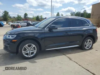 2018 Audi Q5 Premium Plus z VIN WA1BNAFY3J2204627, wystawiony jako Copart lot #58425375 z przebiegiem Nie podano mil oraz Czysty tytuł • Clean title. Historia ofert i sprzedaży dostępna na DreamBid. Obrazek 1.