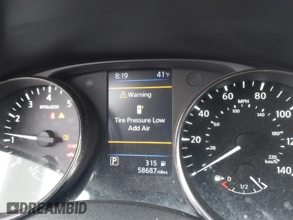 2018 Nissan Rogue SV with VIN KNMAT2MV8JP592365, listed as a IAAI auction lot 42081584 with 58,687 mi miles and . Bid and sale history available at DreamBid. Image 15.