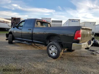 2018 Ram 2500 Tradesman with VIN 3C6UR5HL7JG284587, listed as a Copart auction lot 46193935 with 155,226 mi miles and Salvage Title. Bid and sale history available at carsss.com. Image 2.