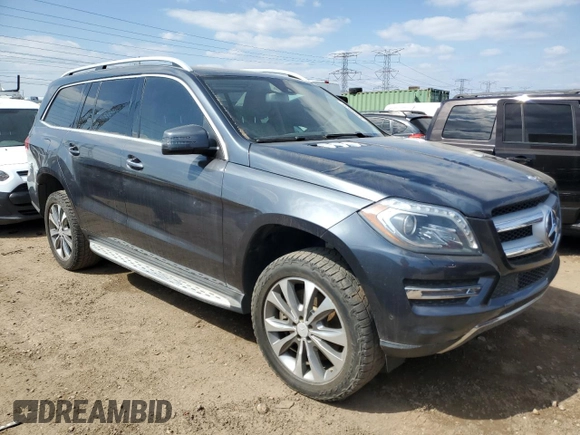 2014 Mercedes-Benz GL 450 with VIN 4JGDF7CEXEA272813, listed as a Copart auction lot 52859635 with 192,094 mi miles and Salvage title. Bid and sale history available at DreamBid. Image 4.