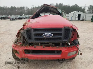 2005 Ford F-150 XLT with VIN 1FTPW14545KD00936, listed as a Copart auction lot 48127085 with 239,043 mi miles and Salvage Title. Bid and sale history available at carsss.com. Image 5.
