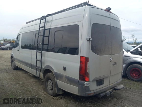 2021 Mercedes-Benz Sprinter with VIN W1W4DCHY5MT051536, listed as a Copart auction lot 78550074 with 38,660 mi miles and Salvage Title. Bid and sale history available at DreamBid. Image 2.