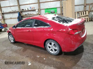 2013 Hyundai Elantra Coupe GS with VIN KMHDH6AE7DU018741, listed as a Copart auction lot 88464035 with 92,495 mi miles and Salvage Title. Bid and sale history available at carsss.com. Image 2.