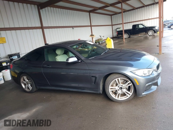 2015 BMW 4 Series 435i with VIN WBA3R1C59FK194649, listed as a IAAI auction lot 41565414 with 123,702 mi miles and . Bid and sale history available at DreamBid. Image 13.